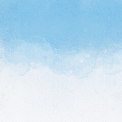 Abstract blue watercolor background. Watercolor background for invitations, cards, posters. Texture, abstract background, color splashing