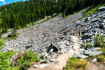 Rocky mountain trail 
