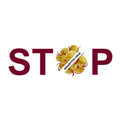 Stop Monkeypox virus icon. Monkeypox pandemic. New virus. Medical icon.