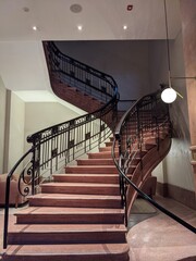 staircase in the hotel
