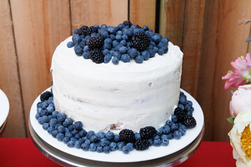 Cakes, chocolate and other desserts on a table