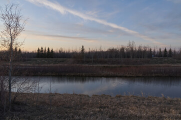 A Beautiful Sunset at Pylypow Wetlands