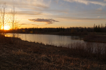 A Beautiful Sunset at Pylypow Wetlands