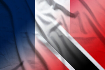 France and Trinidad and Tobago government flag international negotiation TTO FRA