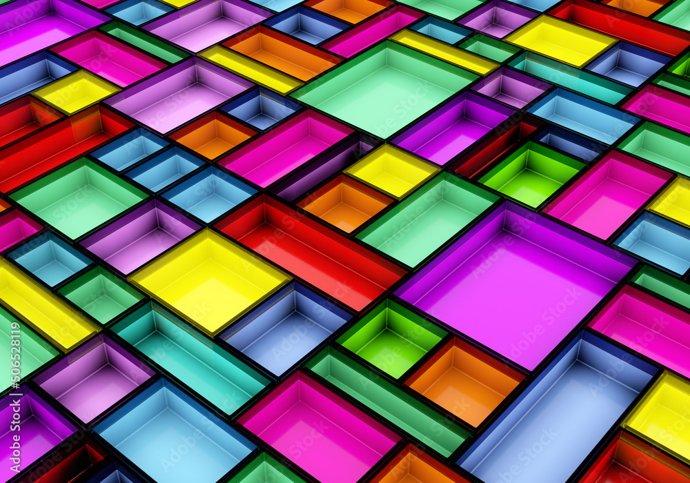 Poster rainbow background. abstract geometric pattern. texture with different bright colors. abstract backg
