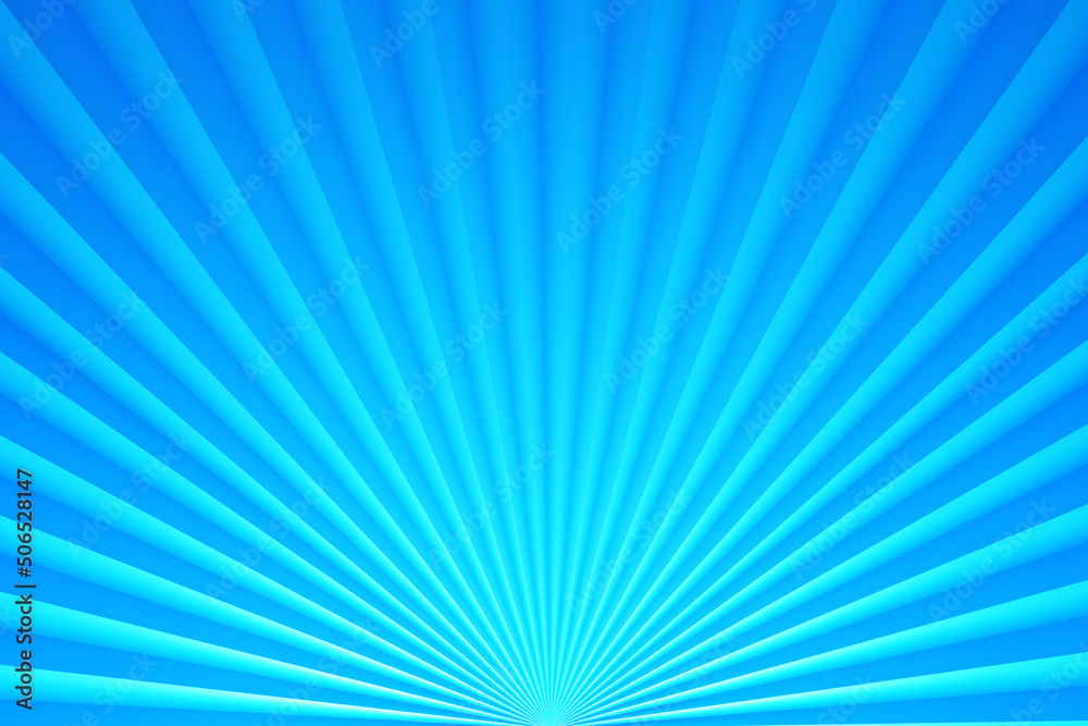Poster geometric background. abstract background with rays. turquoise backdrop. wallpaper with rays for adv