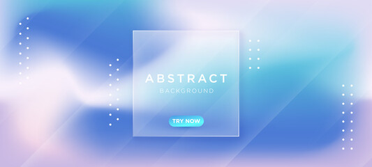 Abstract blue green gradient colurs blurred vector background	
