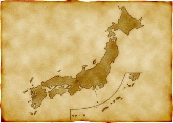  古地図　日本