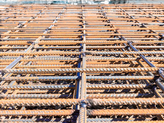 building materials used in monolithic construction, in production of reinforced concrete blocks for construction