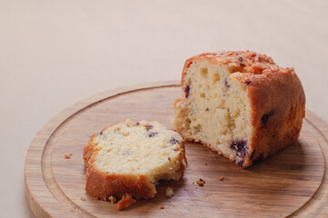 Blueberry Loaf And Slice