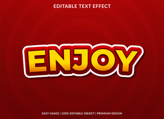 enjoy editable template with bold style use for business logo and brand