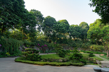 Fototapeta premium Historical Qingxiu Mountain Park in Nanning
