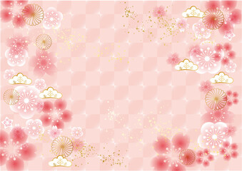 かわいい水彩の背景素材