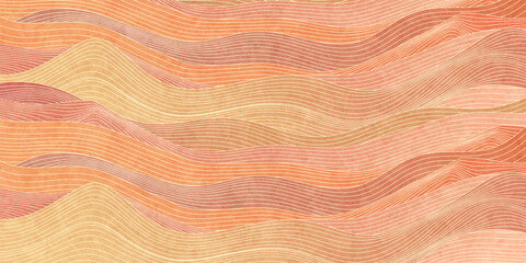 秋　和柄　オレンジ　背景