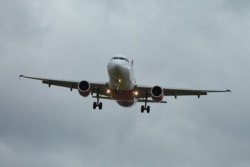 Commercial Plane Landing