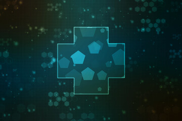 Medical and Health care concept background, Medical Science, Biotechnology concept background