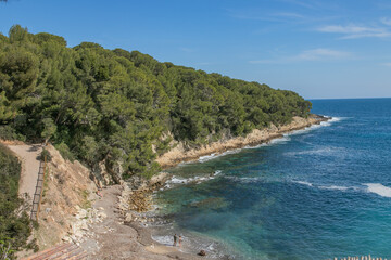 Cote d'azur, france beach