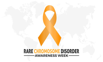 Chromosome Disorder Awareness week in every June. Annual health awareness concept for banner, poster, card and background design.