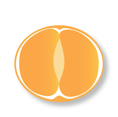 Obraz premium みかんのベクターイラスト
