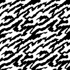 Seamless pattern. Abstract black spots. Vector background.