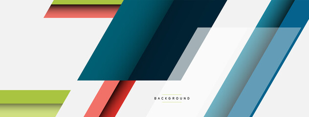 Background. Geometric diagonal square shapes and lines abstract composition. Vector illustration for wallpaper banner background or landing page