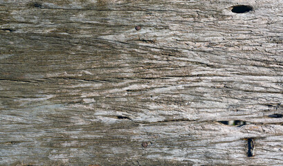 Naklejka premium Textured old wooden background