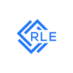 RLE technology letter logo design on white  background. RLE creative initials technology letter logo concept. RLE technology letter design.