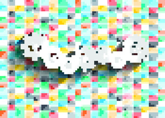 Creative background, Colorful,think creativity modern Idea and Concept illustration -Vector