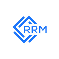 RRM technology letter logo design on white  background. RRM creative initials technology letter logo concept. RRM technology letter design.