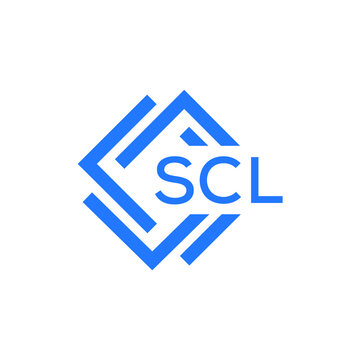 SCL technology letter logo design on white  background. SCL creative initials technology letter logo concept. SCL technology letter design.