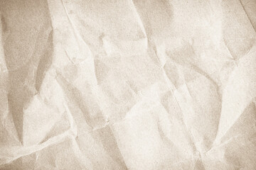 Paper vintage background. Recycle brown paper crumpled texture, Old paper surface for background.