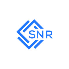 Obraz premium SNR technology letter logo design on white background. SNR creative initials technology letter logo concept. SNR technology letter design.