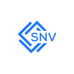 SNV technology letter logo design on white  background. SNV creative initials technology letter logo concept. SNV technology letter design.