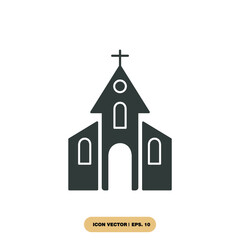 church building icons  symbol vector elements for infographic web