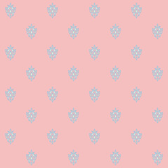 Abstract pink vector illustration Seamless pattern on white background design wallpaper.