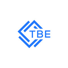 TBE technology letter logo design on white  background. TBE creative initials technology letter logo concept. TBE technology letter design.