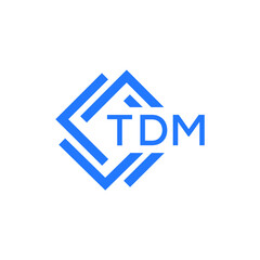 TDM technology letter logo design on white  background. TDM creative initials technology letter logo concept. TDM technology letter design.