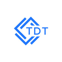 TDT technology letter logo design on white  background. TDT creative initials technology letter logo concept. TDT technology letter design.
