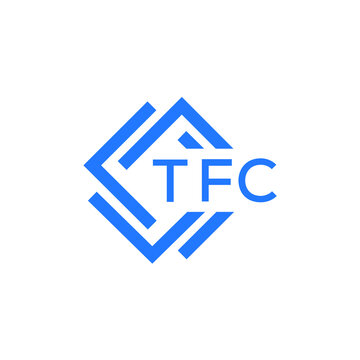 TFC technology letter logo design on white  background. TFC creative initials technology letter logo concept. TFC technology letter design.