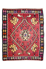 wool woven old antique Turkish rug
