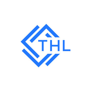 THL technology letter logo design on white  background. THL creative initials technology letter logo concept. THL technology letter design.