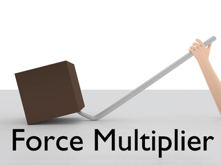 Force Multiplier concept - obrazy, fototapety, plakaty