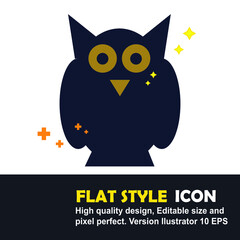 owl icon illustration. vector design that is suitable for websites, apps, and more.