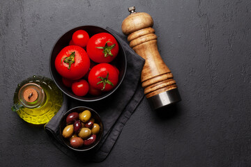 Italian cuisine ingredients
