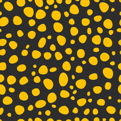 Vector seamless organic pattern with strokes