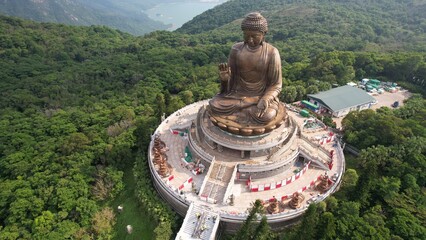 big buddha statue in Lantau island