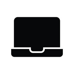 Laptop vector icon symbol design