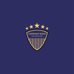Fototapeta premium Emblem shield modern logo template