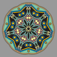 Mandalas for coloring book. Decorative round ornaments
