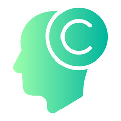 conceptual gradient icon